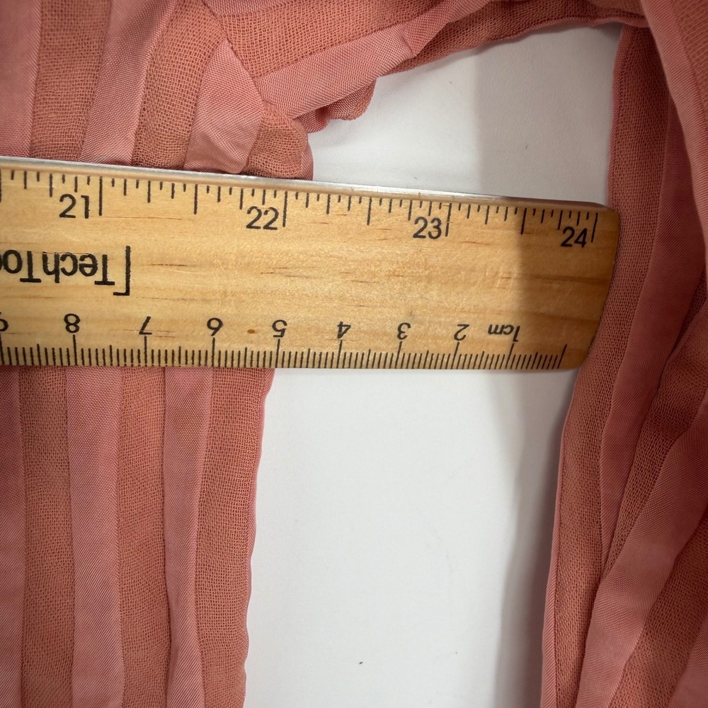 Everlane City Stripe Shirt Pink Tonal Stripe Button Down Raglan Sleeve Rose 10 - Picture 9 of 10